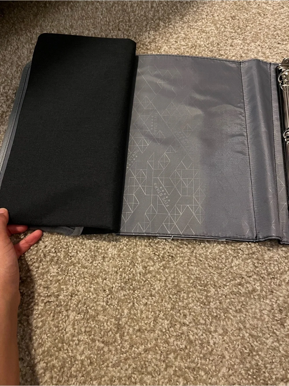 NWT Five Star Mead 1 inch Deluxe binder with zipper